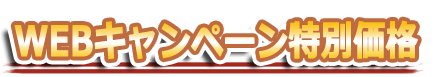 WEBキャンペーン特別価格